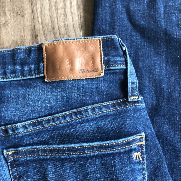 Madewell 9 inch High Rise Button Fly Skinny Jeans 28T - Picture 8 of 9
